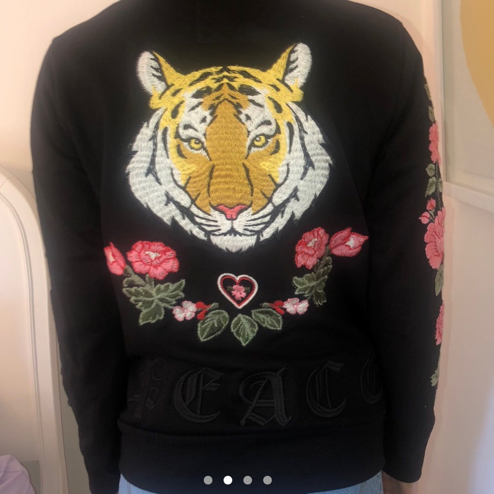 CHASER Embroidered Zip Up